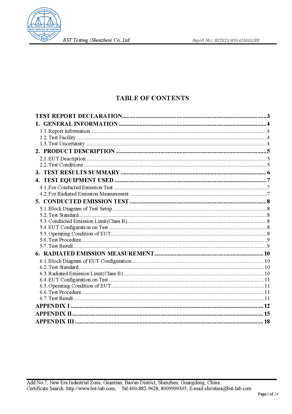 Ionic Refresher FCC Report Page 2