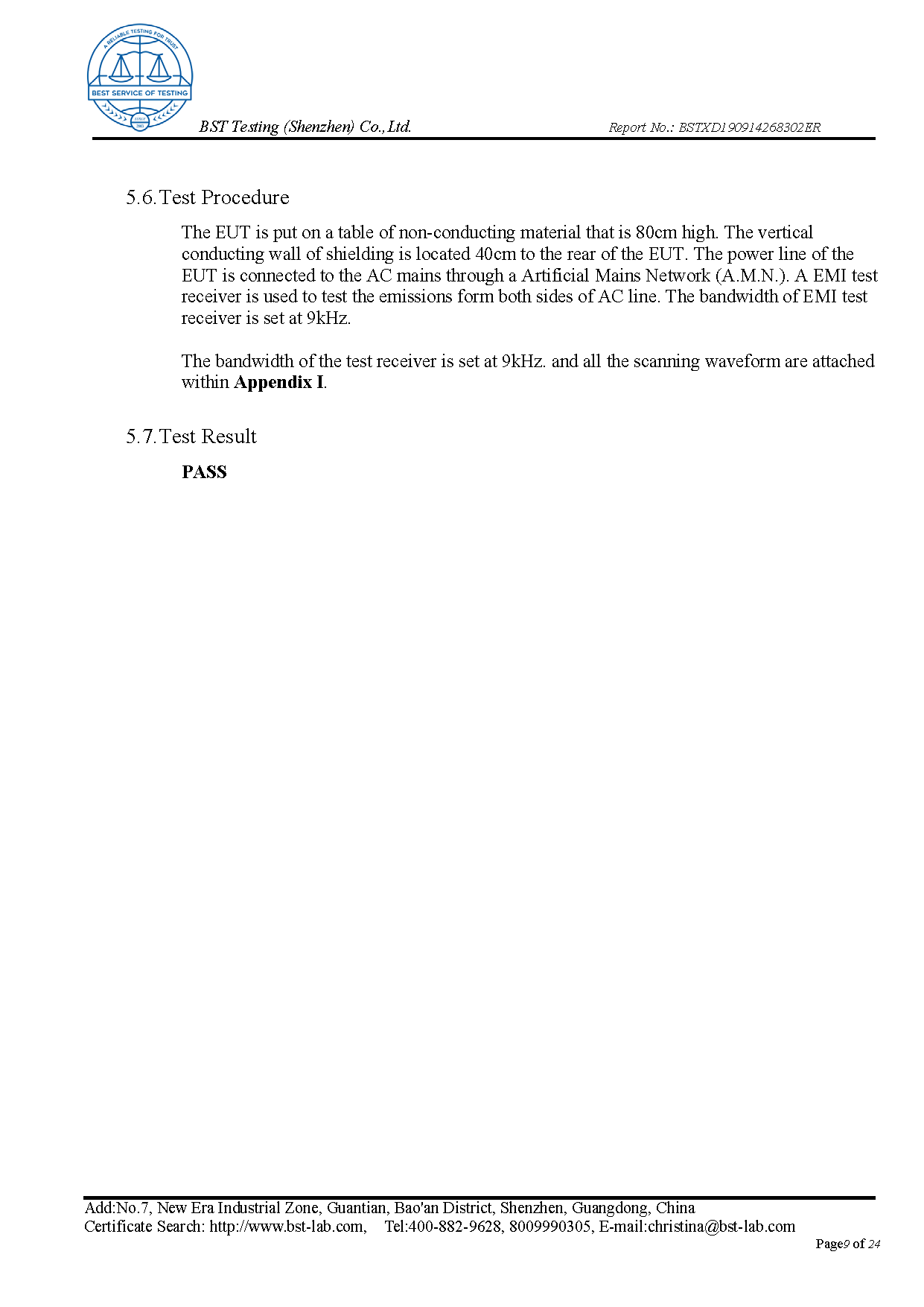 Ionic Refresher FCC Report Page 9