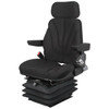 UnversalTractor Seat F10A6000 Air Suspension / Armrest / Headrest / Black Cloth