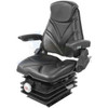 JCB Tractor Seat A-F20M205 F20 Series, Mechanical Suspension / Armrest / Headrest / Black Vinyl