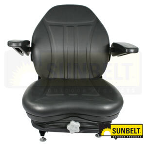 Ariens/Gravely Zero Turn Seat Fully Suspended Seat W/ Armrest / Black