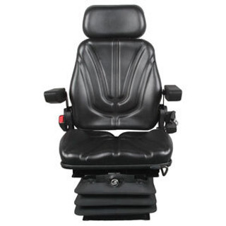 Allis-Chalmers Tractor Seat A-F10A6015 F10 Series, Air Suspension / Armrest / Headrest / Black Cloth