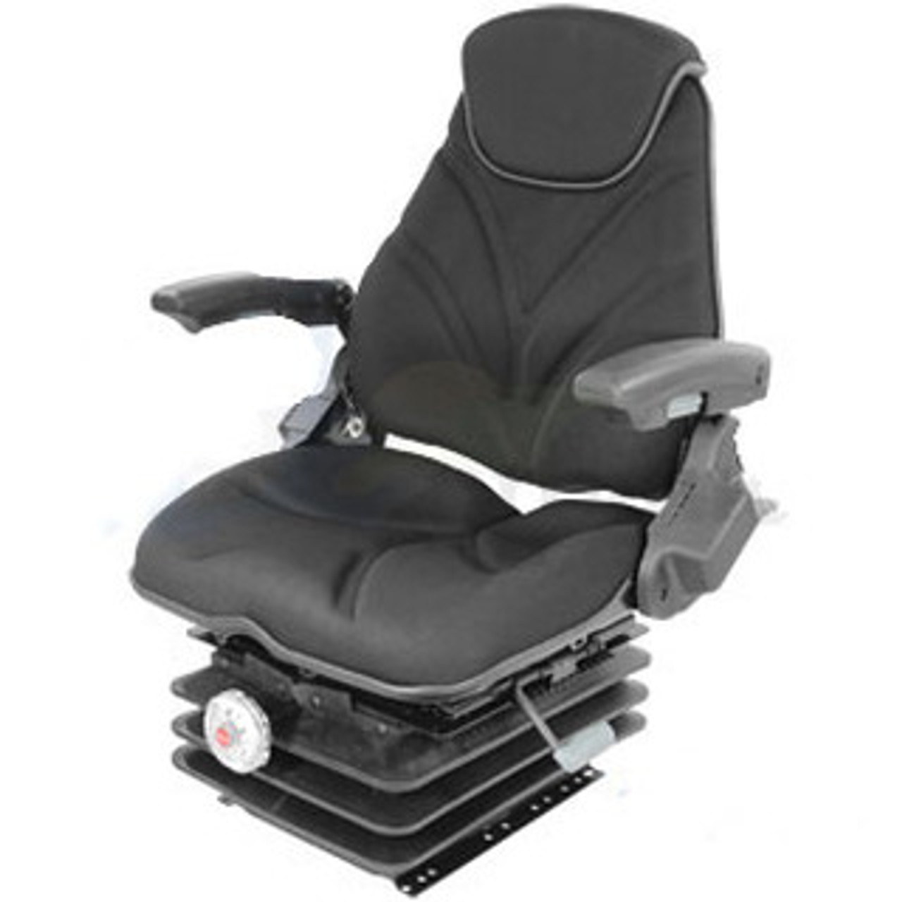 McCormick Tractor Seat (2002 & Newer) A-F20M45 F10 Series, Mechanical Suspension / Armrest / Headrest / Black Cloth