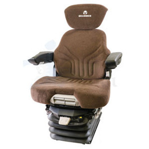 Bobcat Grammer Air Suspension Cloth Seat with Built In Compressor # MSG95741BNC