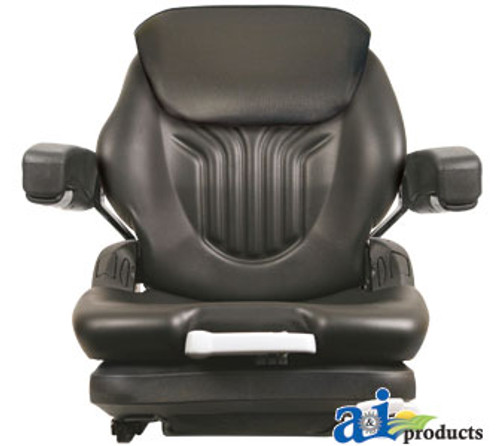 Genuine Grammer Mechanical Suspension Seat Assembly  Black Vinyl # MSG65BLV-ASSY