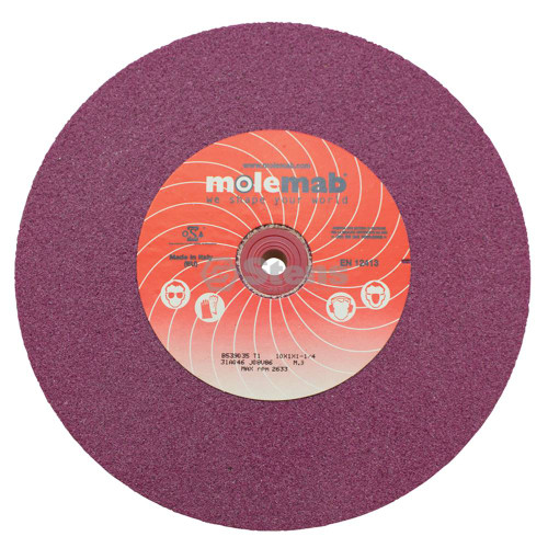 Grinding Wheel / 10" x 1" x 1-1/4" 46 grit Ruby