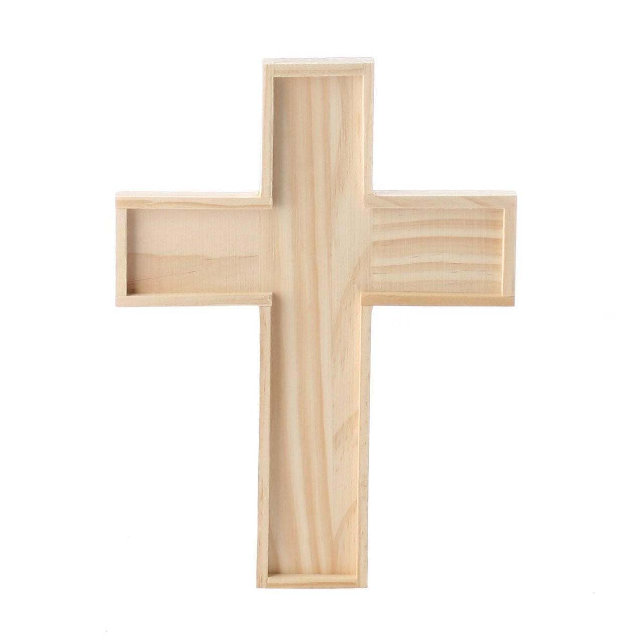 Unfinished Wooden Crosses for Painting and Crafting - 9 H x 6.5 W - Bulk  Case of 72 Crosses