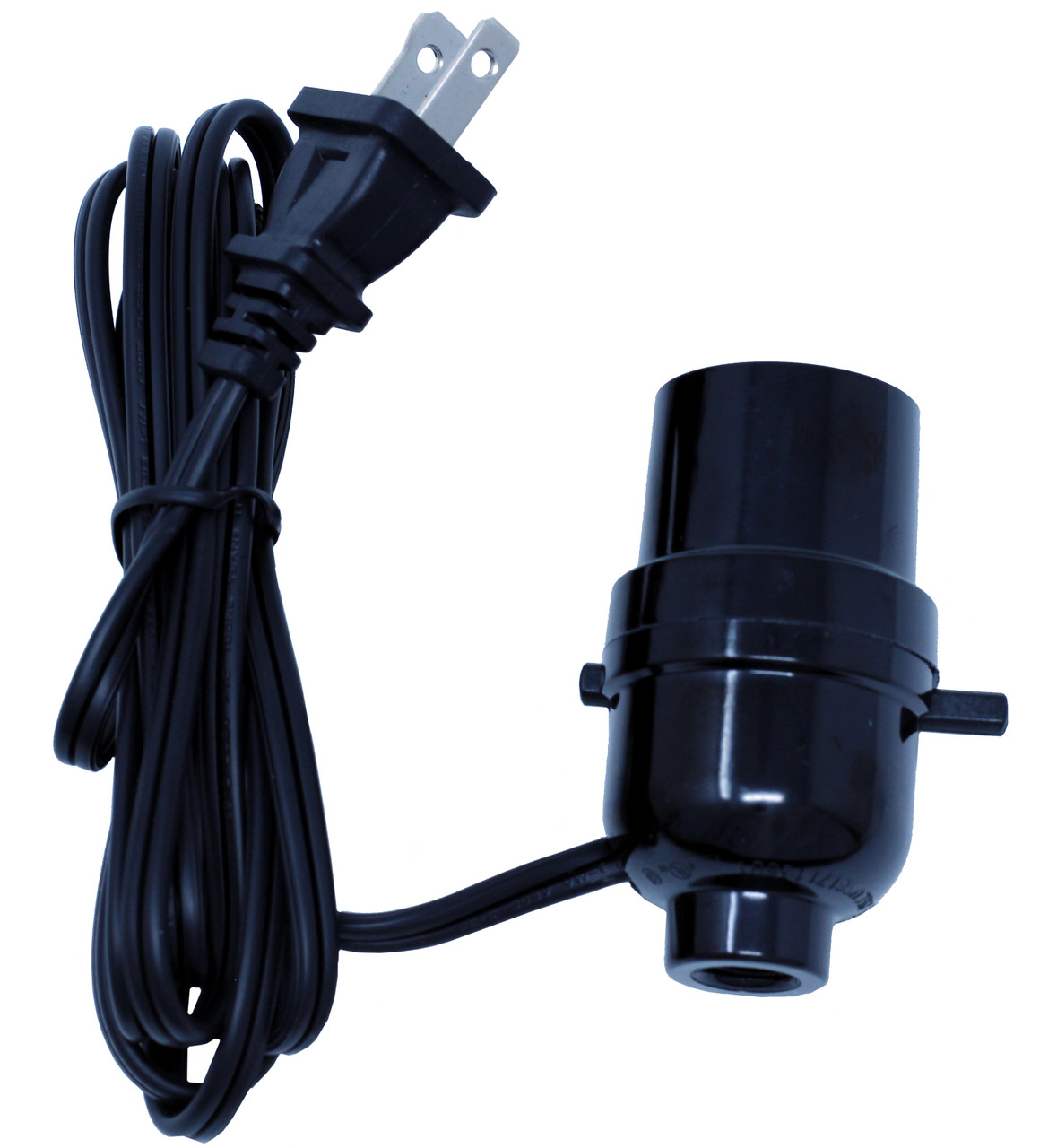 Lantern Power Cord & Light Socket Set - Black Cord - Standard Base -  Lantern Power Cords & Plugs