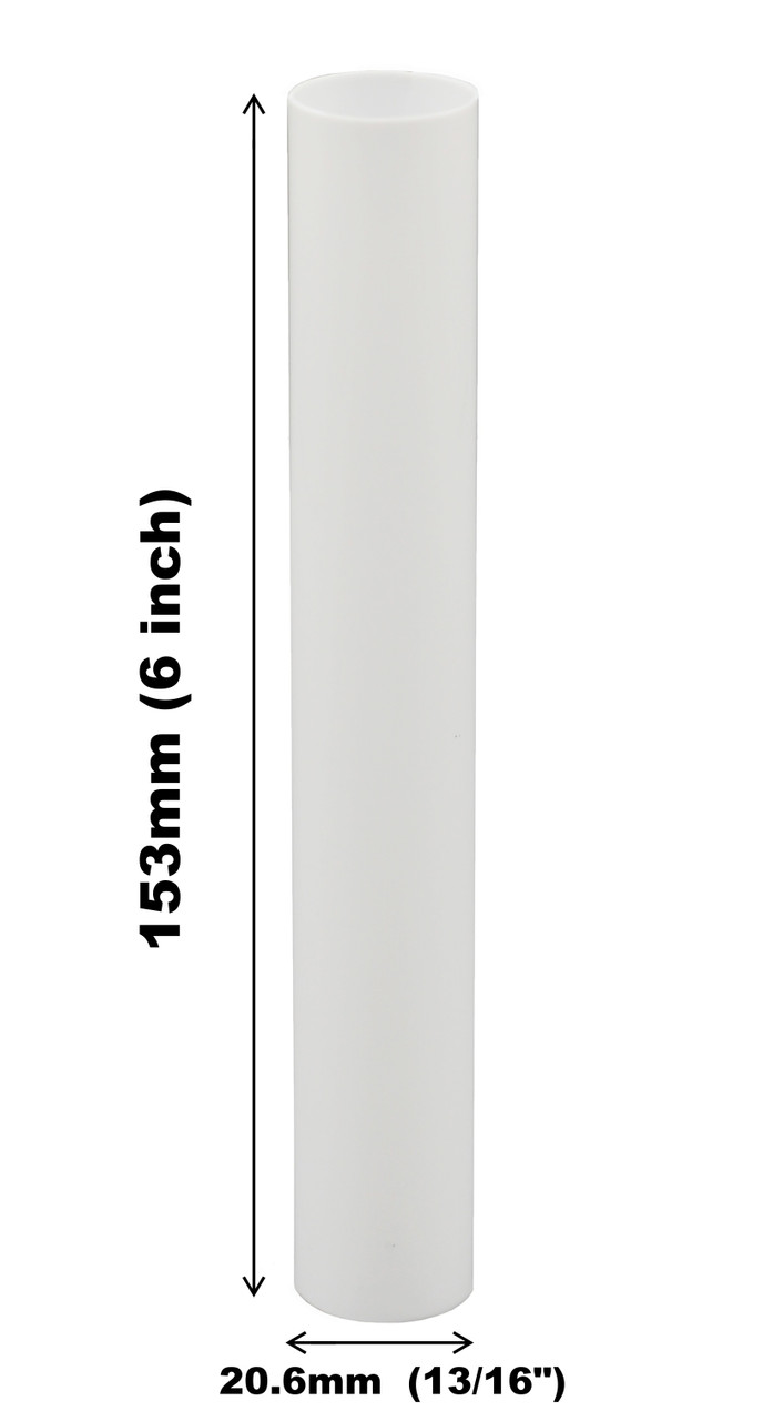 1751 Set of 12, 4 Inch Tall White Plastic Candle Covers Sleeves