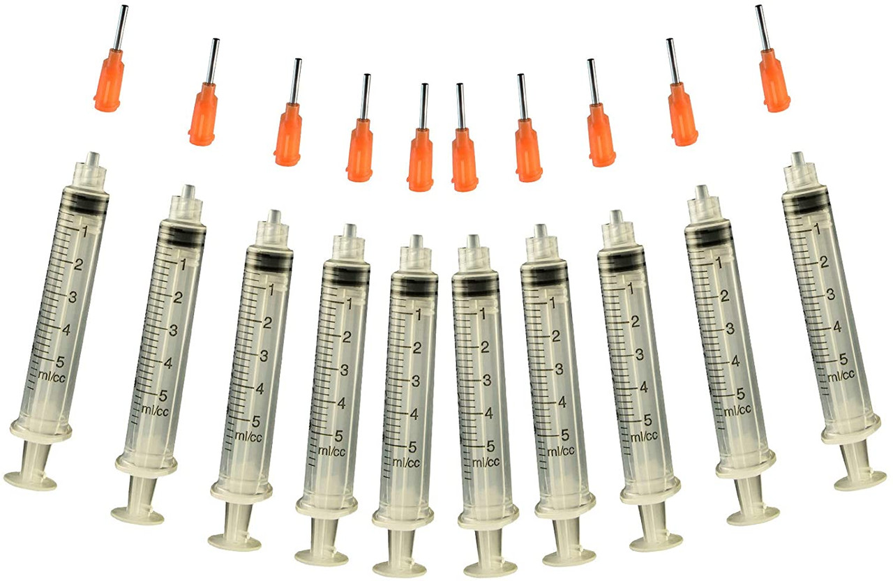 Glue Applicator Syringe for Flatback Rhinestones & Hobby Crafts, 5 Ml with  15 Gauge Orange Precision Tip - Value Pack of 10 … - Wholesale Craft Outlet