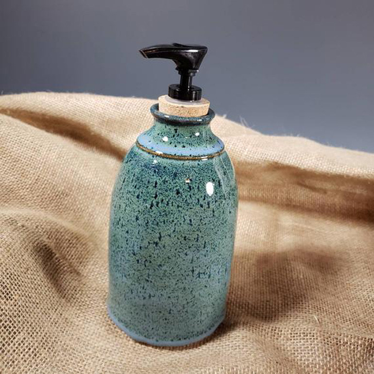 White Lotion Soap Dispenser Pump Has Cork Stopper For Easy PressIn Fit (50 Pack) Wholesale