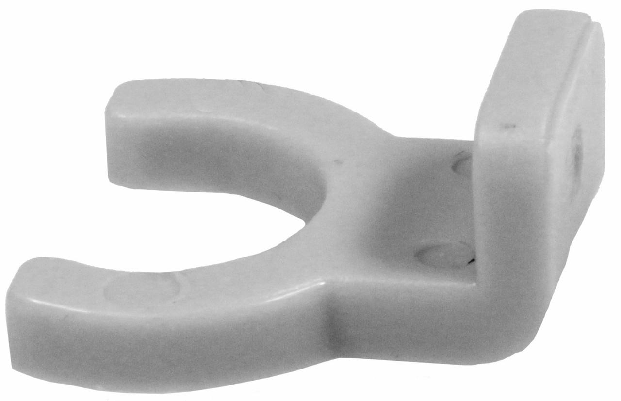 White Plastic Mounting Bracket for Night Light Shade Clips onto Night