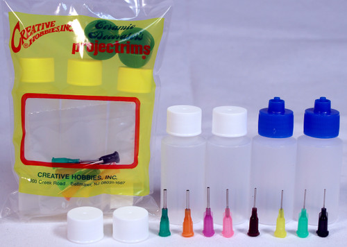 6 PACK 3.4 oz Multi Purpose DIY Precision Tip Applicator Bottles