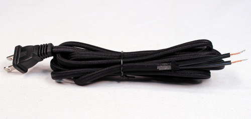 Creative Hobbies Black Rayon Cloth Covered Electric Lamp Cord
