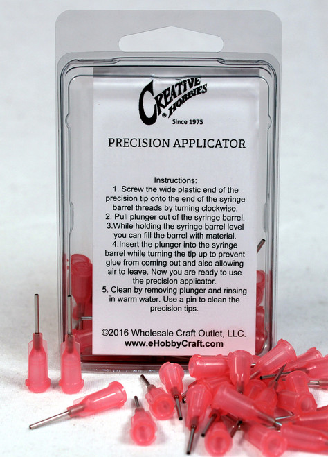 18 Gauge 0.5 Inch, Pink Color, Precision Applicator Dispensing Needle Tips, 50 Pieces 18 Gauge 0.5 Inch, Pink Color, Precision Applicator Dispensing Needle Tips, 50 Pieces
