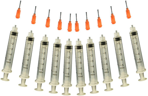 Glue Applicator Syringe for Flatback Rhinestones & Hobby Crafts, 5 Ml with 15 Gauge Orange Precision Tip - Value Pack of 10 …  Glue Applicator Syringe for Flatback Rhinestones & Hobby Crafts, 5 Ml with 15 Gauge Orange Precision Tip - Value Pack of 10 …