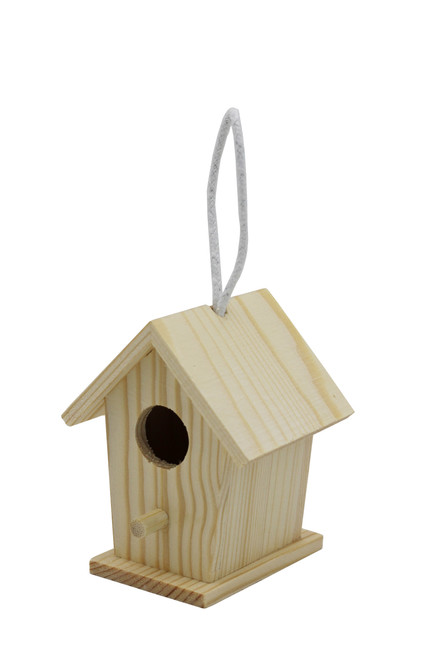 12-Pack Mini Wooden Bird Houses to Paint, Unfinished DIY Design Your Own  Great for Crafts, Weddings, Bible Camp and More! - Wholesale Craft Outlet