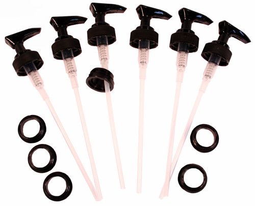 Black Plastic Lotion Soap Dispenser Pumps with Glue On Screw Collars, Replacements for Soap and Lotion Pumps, Mason Jar Pumps or Bottles and DIY Crafts - 6 Sets Black Plastic Lotion Soap Dispenser Pumps with Glue On Screw Collars, Replacements for Soap and Lotion Pumps, Mason Jar Pumps or Bottles and DIY Crafts - 6 Sets