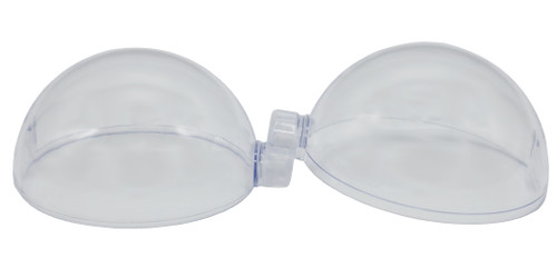 Creative Hobbies Clear Acrylic Photo Ornament Ball, 80mm (3.15 Inch), with Silver Cap and Hanger Cord