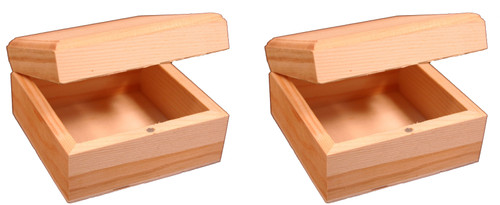 Creative Hobbies Mini Wood Craft Box 3.5 Inch - Case Pack of 144