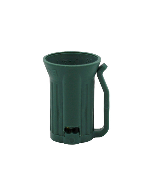 Green C7 Replacement Sockets for Christmas Lights, Outdoor Light Socket for SPT-1 Wire Strings | 25 Pack … 