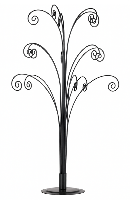 Creative Hobbies 20 Inch Tall Ornament Display Tree, Holds 15 Ornaments (Black) Creative Hobbies 20 Inch Tall Ornament Display Tree, Holds 15 Ornaments (Black)