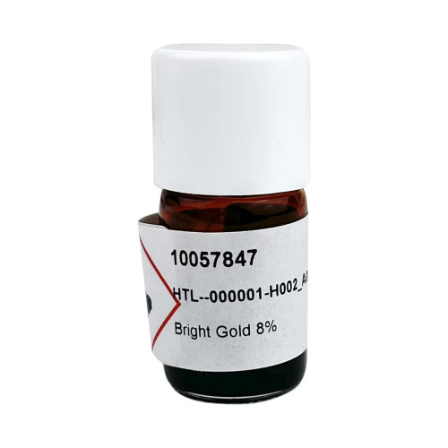 Colorobbia Liquid Bright Gold 8% Overglaze for Kiln-Fired Ceramics - 2 Grams