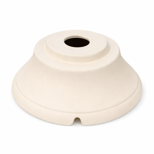 Replacement Base for Large 15.5" Ceramic Christmas Tree, Ready to Paint Bisque Base Only for Large Trees