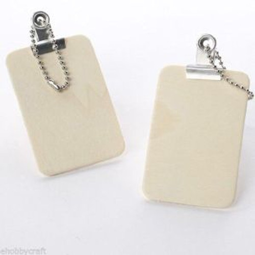 Package of 12 Miniature Clipboards for Crafting, Parties, Embellishing