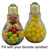 Clear Plastic Fillable Light Bulbs, Great for Candy, Weddings or Crafts, 4 Inch Tall, Case Pack of 24