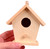 Creative Hobbies® Mini 4 Inch Tall Birdhouse, Set of 4 Styles, Unfinished Wood Ready to Paint or Decorate