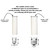 Creative Hobbies 6 Inch Tall Cream Plastic Candle Covers Sleeves Chandelier Socket Covers - Set of 12 - Candelabra Base