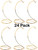 10 Inch Tall Gold Wire Ornament Display Hanger Stands for Displaying Ball Ornaments - Case Pack of 24 Stands 
