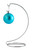 10 Inch Tall Silver Chrome Wire Ornament Display Hanger Stands for Displaying Ball Ornaments - Case Pack of 24 Stands 