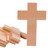 Creative Hobbies 4.25 Inch High Unfinished Wooden Cross Shapes, Pack of 25, Ready to Paint or Decorate