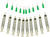 Glue Applicator Syringe for Flatback Rhinestones & Hobby Crafts, 5 Ml with 21 Gauge Green Precision Tip - Value Pack of 10 