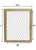 2 Pack -Wood Chicken Wire Frames  - DIY Ready to Decorate, Add Photos, Collages, Jewelry and More - Measures 9.5" x 11.5" Inside 8"x10"