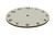 Clock Face for Crafts, DIY Unfinished Wood Clock Face Blank, 9" Round with Laser Cut Arabic Numerals, Make Your Own Clock
