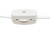 6 Foot White  Lamp Cord With On/Off Switch, Polarized Plug, Stripped Ends - Case of 200 Cords