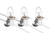 Three Light Replacement Accessory Cord – 6 Foot White Cord with 3 Lights, Perfect for Lighting Holiday Decorations and Christmas Villages