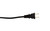Lamp Cord With Polarized End Plug, Stripped Tips Ready For Wiring -8 Foot Black - 2 pack