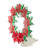 Flickering Flame Holiday Wreath Night Light - Includes Rotational Socket with On/Off Switch