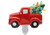 Creative Hobbies Christmas Tree in Truck Night Light - Plug in Ceramic Vintage Night Light with LED Bulb