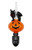Halloween Pumpkin Jack O' Lantern & Black Cat Bubble Night Light | Bubbling Glitter Bulb | Festive Decoration