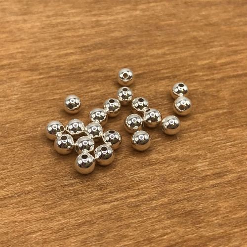 20 4MM SS RD BEADS