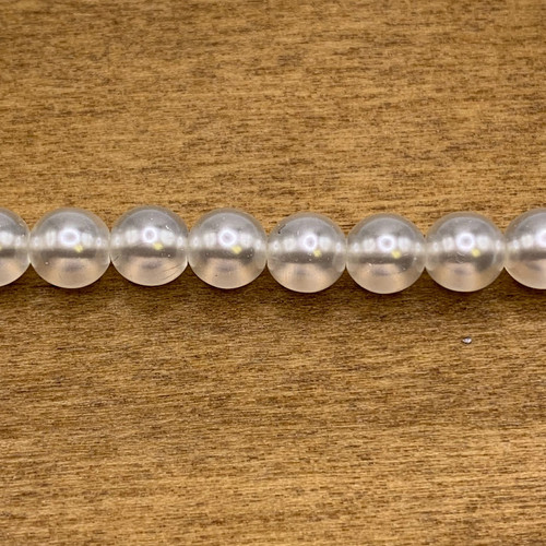 6mm Bridal White Czech Glass Pearls