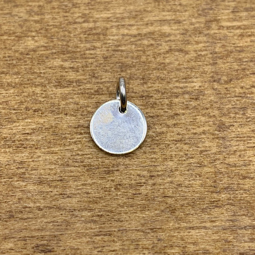 Sterling Silver 8mm Disc Drop