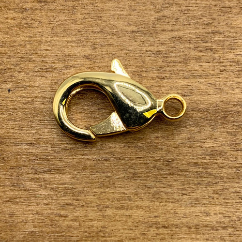 19x10mm Gold Plated Lobster Claw