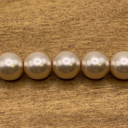 8mm Pale Lilac Czech Glass Pearls