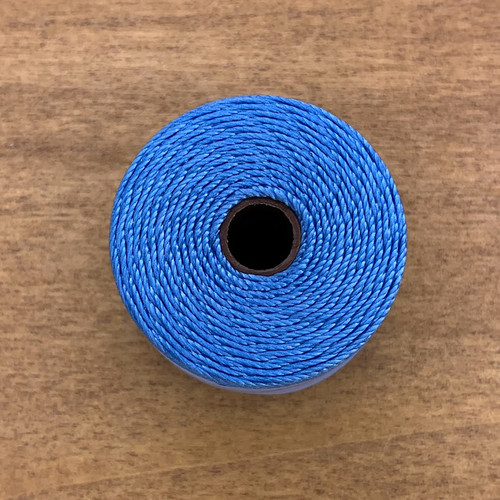 S-lon bead cord carolina blue